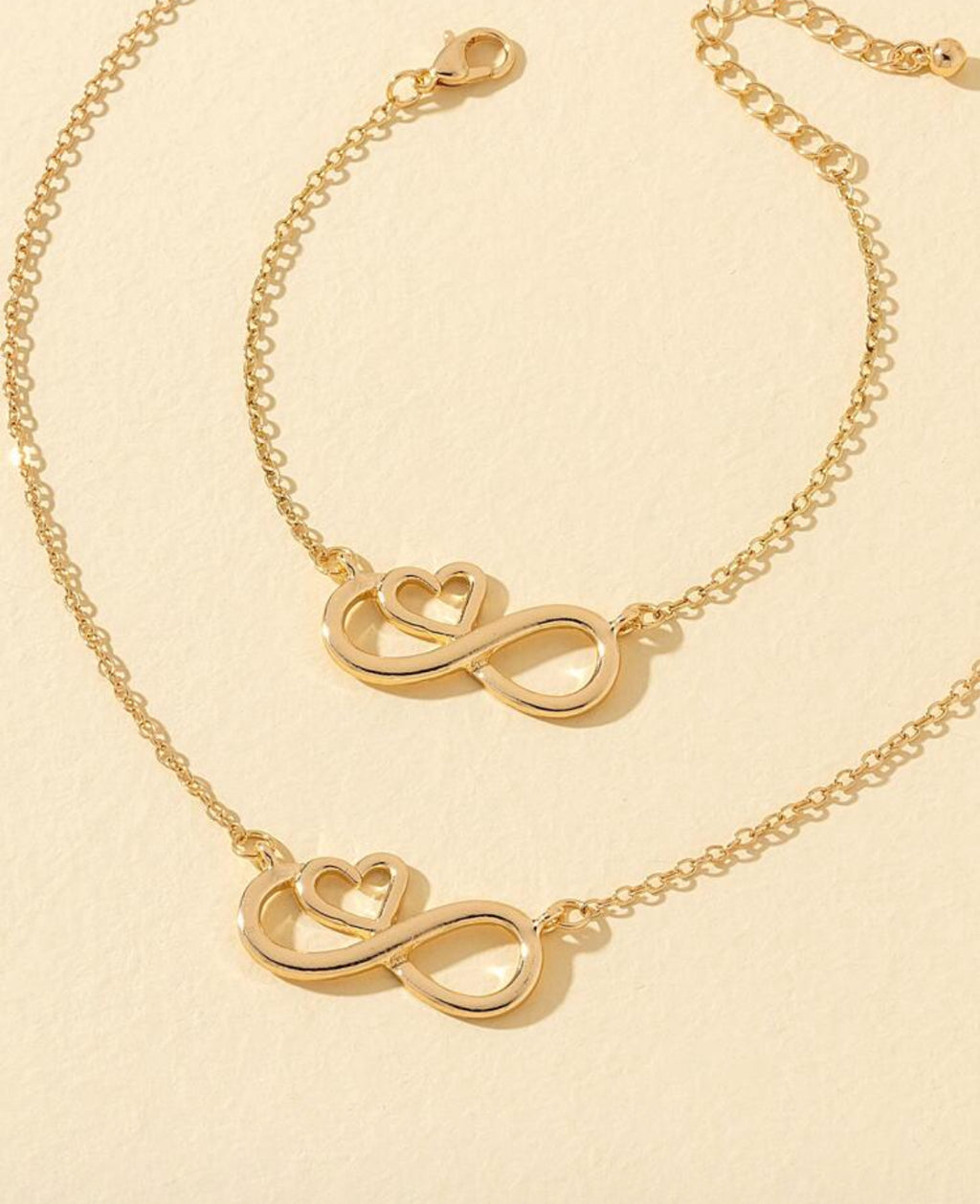 Forever Necklace Set Simple Elegant Nice Daily Wear Jewelry