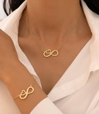 Forever Necklace Set Simple Elegant Nice Daily Wear Jewelry