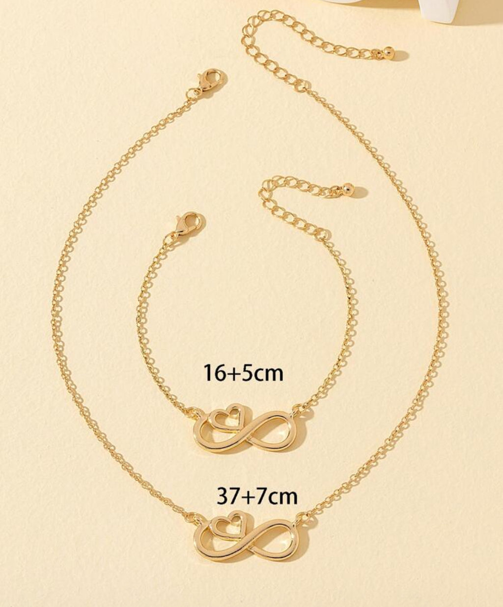 Forever Necklace Set Simple Elegant Nice Daily Wear Jewelry