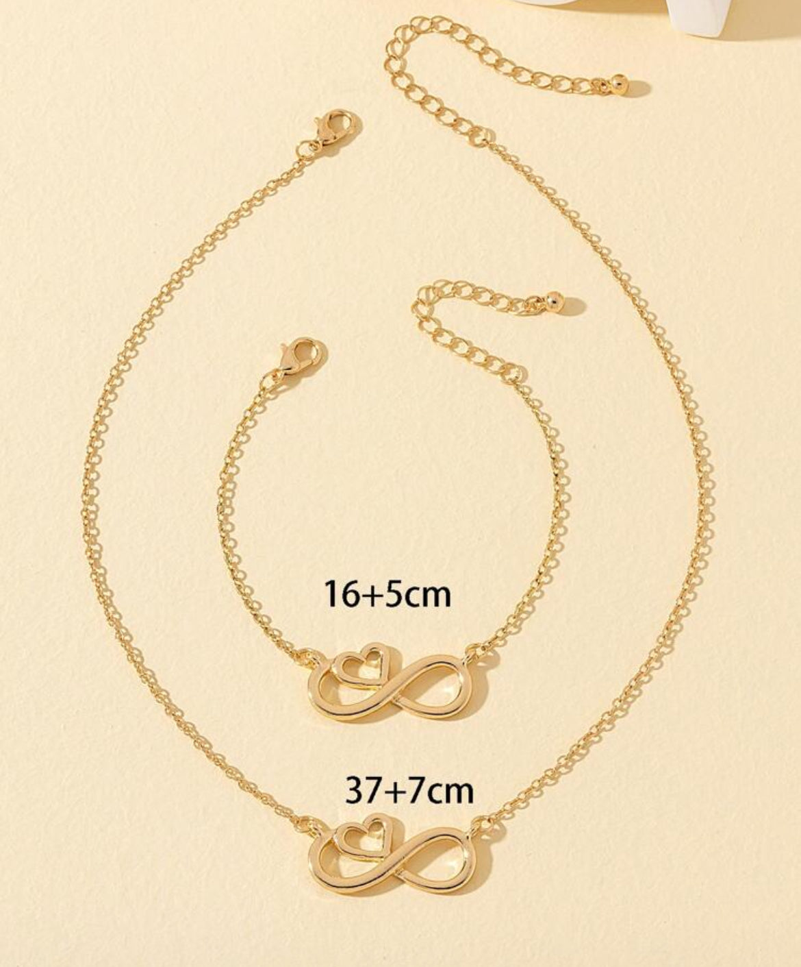 Forever Necklace Set Simple Elegant Nice Daily Wear Jewelry