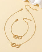 Forever Necklace Set Simple Elegant Nice Daily Wear Jewelry