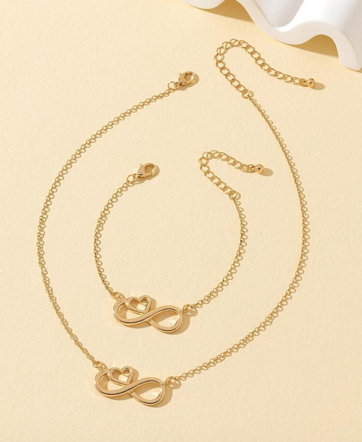 Forever Necklace Set Simple Elegant Nice Daily Wear Jewelry